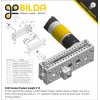 מנוע 36Dx116L מהירות 223rpm @ 12V עם מקודד - סדרה 5203 - ציר REX קצר
