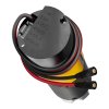 מנוע 36Dx116L מהירות 223rpm @ 12V עם מקודד - סדרה 5203 - ציר REX קצר