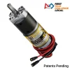 מנוע 36Dx116L מהירות 312rpm @ 12V עם מקודד - סדרה 5203 - ציר REX קצר