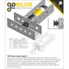 מנוע 36Dx108L מהירות 1150rpm @ 12V עם מקודד - סדרה 5203 - ציר REX קצר