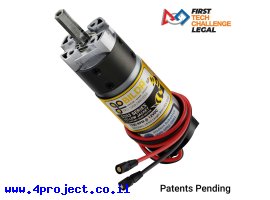 תמונה של מוצר מנוע 36Dx108L מהירות 1150rpm @ 12V עם מקודד - סדרה 5203 - ציר REX קצר