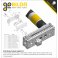 מנוע 36Dx108L מהירות 1620rpm @ 12V עם מקודד - סדרה 5203 - ציר REX קצר