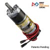 מנוע 36Dx108L מהירות 1620rpm @ 12V עם מקודד - סדרה 5203 - ציר REX קצר