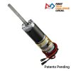 מנוע 36Dx134L מהירות 30rpm @ 12V עם מקודד - סדרה 5204 - ציר REX ארוך