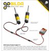 מנוע 36Dx125L מהירות 43rpm @ 12V עם מקודד - סדרה 5204 - ציר REX ארוך