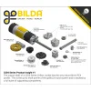 מנוע 36Dx125L מהירות 117rpm @ 12V עם מקודד - סדרה 5204 - ציר REX ארוך