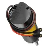 מנוע 36Dx125L מהירות 117rpm @ 12V עם מקודד - סדרה 5204 - ציר REX ארוך