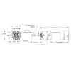 מנוע 36Dx116L מהירות 223rpm @ 12V עם מקודד - סדרה 5204 - ציר REX ארוך