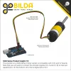 מנוע 36Dx116L מהירות 435rpm @ 12V עם מקודד - סדרה 5204 - ציר REX ארוך