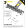 מנוע 36Dx116L מהירות 435rpm @ 12V עם מקודד - סדרה 5204 - ציר REX ארוך