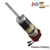 מנוע 36Dx116L מהירות 435rpm @ 12V עם מקודד - סדרה 5204 - ציר REX ארוך