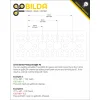 גלגל שיניים MOD0.8, ציר 14 מ"מ, פלסטיק - 48 שיניים