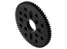 תמונה של מוצר גלגל שיניים MOD0.8, ציר 14 מ"מ, פלסטיק - 62 שיניים