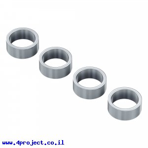 ספייסר פלדה 12.0/15.0 מ"מ - עובי 6 מ"מ - חבילה של 4