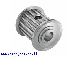 תמונה של מוצר גלגלת רצועת תזמון 3mm HTD לציר 6 מ"מ - 18 שיניים