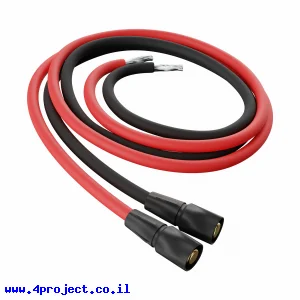 מחבר Bullet 3.5mm זכר עם חוטים AWG16