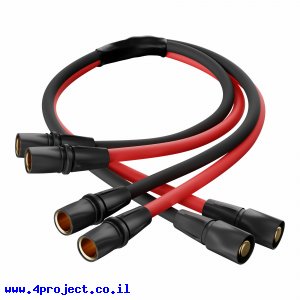כבל מפצל למחברי Bullet 3.5mm - אורך 150 מ"מ
