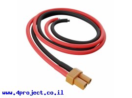 תמונה של מוצר מחבר XT30 נקבה עם חוטים AWG16