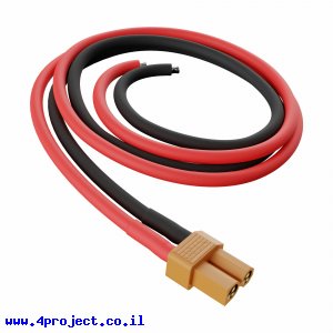 מחבר XT30 נקבה עם חוטים AWG16