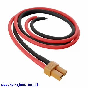 מחבר XT30 נקבה עם חוטים AWG16