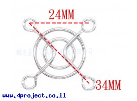 תמונה של מוצר רשת הגנה למאוורר 30 מ"מ