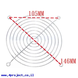 רשת הגנה למאוורר 120 מ"מ