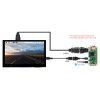 מסך קיבולי LCD 4.3" IPS 800x480, ממשק HDMI, מגע USB