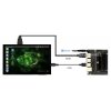 מסך קיבולי LCD 4.3" IPS 800x480, ממשק HDMI, מגע USB