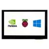 מסך קיבולי LCD 4.3" IPS 800x480, ממשק HDMI, מגע USB