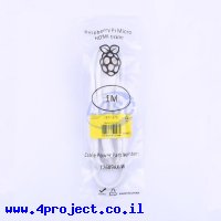 Raspberry Pi RPI uHDMI - std-M Cable, 1m / White