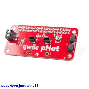 תוסף ל-Raspberry PI - חיבורים 2.0 למערכת Qwiic
