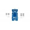 חיישן לחות טמפרטורה ולחץ ברומטרי BME680 - חיבור Grove