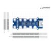חיישן קיבול MPR121 בעל 12 קווים - חיבור Grove