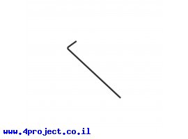 תמונה של מוצר מפתח אלן ארוך (Hex Plus) - 1/8"