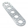 לוח מחורר תבנית goBILDA מעוגל,  מידות 32x128 מ"מ, 1x5 חורים, אלומיניום