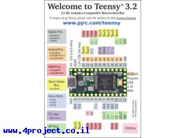 תמונה של מוצר מוצר נלווה - אלון של Teensy 3.2 ללא מחברים