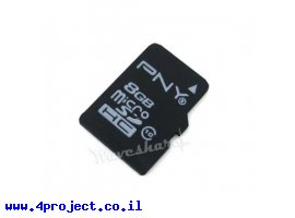 תמונה של מוצר זכרון microSD - 8GB