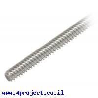 בורג הנעה 8mm ACME, תנועה של 8 מ"מ לסיבוב - אורך 36" (ServoCity)