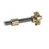 אום לבורג הנעה 8mm, תנועה של 8 מ"מ לסיבוב - תבנית חורים 0.770" (ServoCity)