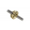אום לבורג הנעה 8mm, תנועה של 8 מ"מ לסיבוב - תבנית חורים 0.770" (ServoCity)