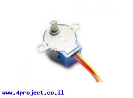 תמונה של מוצר מנוע צעד 64 צעדים עם תמסורת 1:64, 5V/100mA