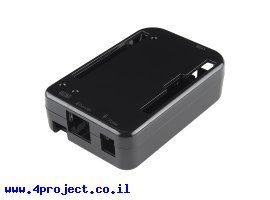תמונה של מוצר מארז פלסטיק לכרטיסי BeagleBone Black - שחור
