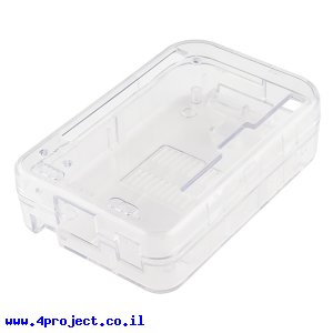 מארז פלסטיק לכרטיסי BeagleBone Black - שקוף