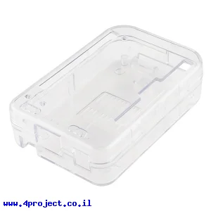 מארז פלסטיק לכרטיסי BeagleBone Black - שקוף