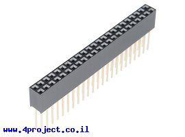 תמונה של מוצר מחבר שורה נקבה - 2x23 - רגליים ארוכות