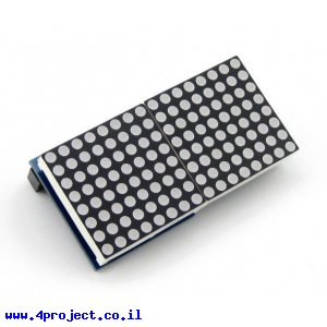 מטריצת לדים אדומים ל-Raspberry PI