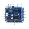 בקר מנוע DC / צעד ל-Raspberry PI