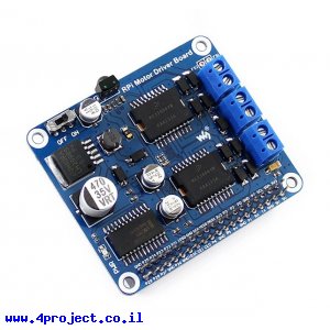 בקר מנוע DC / צעד ל-Raspberry PI
