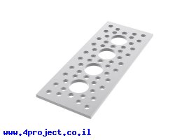 תמונה של מוצר לוח שטוח 1.50" על 3.75" - 4 חורים