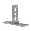 לוח שטוח 1.50" על 4.50" - 5 חורים